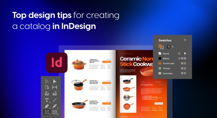 Design catalogue, magazine and manual in indesign