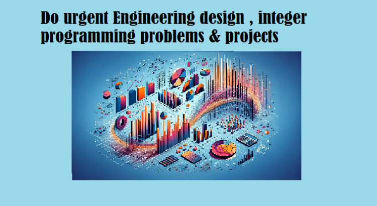 Do urgent Engineering design , integer programming problems & projects